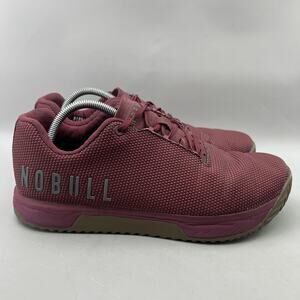NOBULL SuperFabric Training Shoes Men Size 11 Red Gym Comfort Low Sneakers